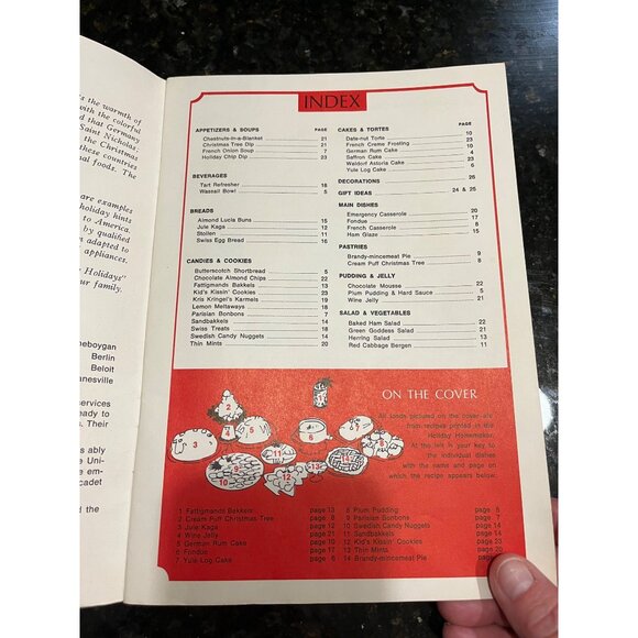 1960’s Holiday Homemaker Cookbook Recipes From Around the World - Picture 5 of 7